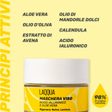MASCHERA VISO ACIDO IALURONICO E ALOE VERA