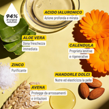 Maschera viso acido ialuronico e aloe vera