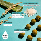 Shampoo delicato aloe vera e avena