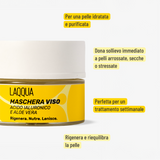 Maschera viso acido ialuronico e aloe vera