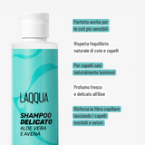 Shampoo delicato aloe vera e avena